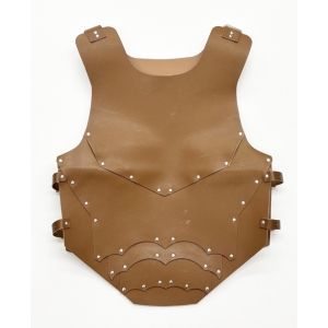 Medieval Costume Chest Armor Brown - Mens Medieval Costume